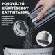 Hordozható Kézi Porszívó 2 az 1-ben, IMA Trend® ST Plus, 100W Teljesítmény, 3 Sebességfokozat, 15000Pa Szívóerő, HEPA Szűrővel, Légfúvó És Szívó Funkcióval, 80000 Ford./Perc, 680L/perc Légáram, USB Type-C Töltés, Otthoni És Autós Használatra, Ezüst