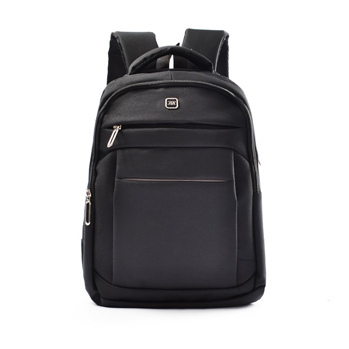 Rucsac pentru voiaj, compartiment pentru laptop, poliester, 20L, 27x17x40 cm, negru