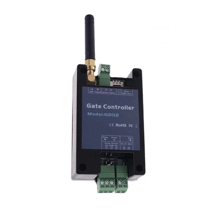GSM реле за отваряне на порта G202, дистанционно управление чрез обаждане/sms, Честота 850/900/1800/1900 MHz