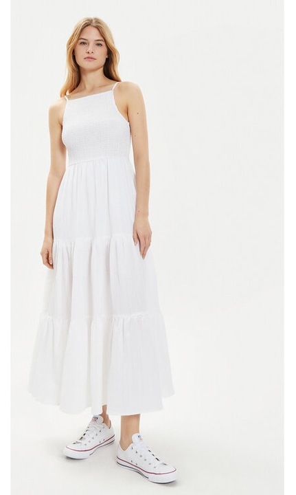 Női ruha, BRAVE SOUL, 95393, Poliészter, Fehér