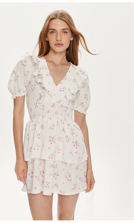 Női ruha, Gina Tricot, 72359, Poliészter, Ecru