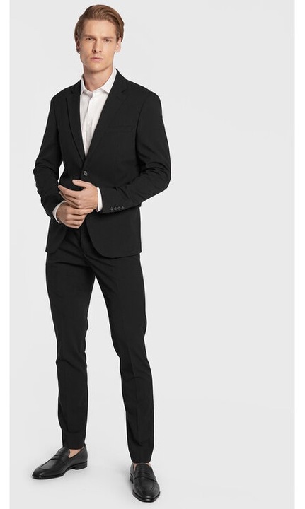 Costum elegant barbati, Lindbergh, 300847053, Poliester, Negru