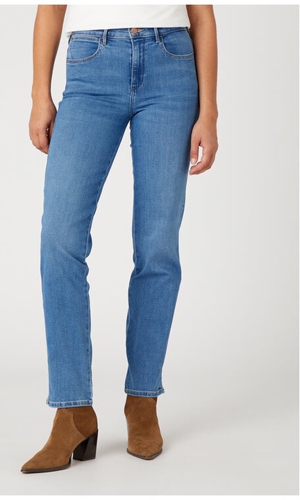 Blugi dama, Wrangler, 50627, Bumbac, Albastru, 29-30 US