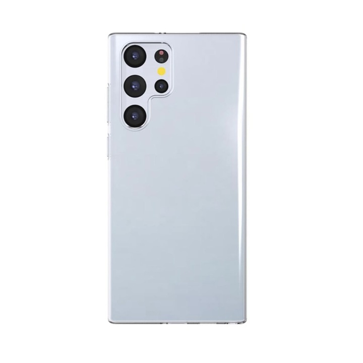 Samsung Galaxy S22 Ultra 5G S908 tok, OEM, ultravékony, 0,5 mm, átlátszó