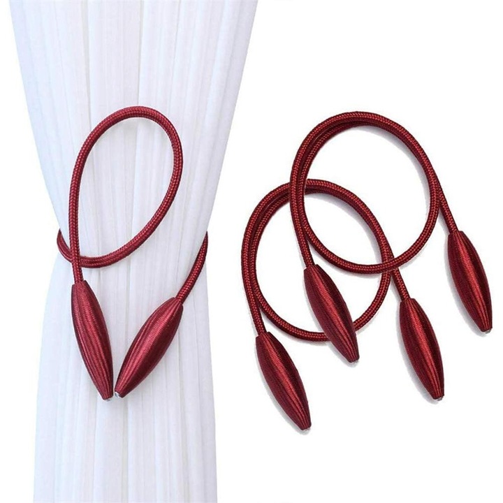 Set de 2 Agatatori pentru Perdele, Multicolor, 56cm