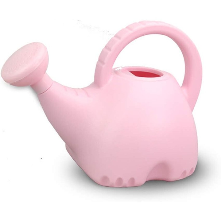 Öntöző növényeknek, Elefánt, űrtartalom 1,5L, rózsaszín, locsoló fúvóka készlet