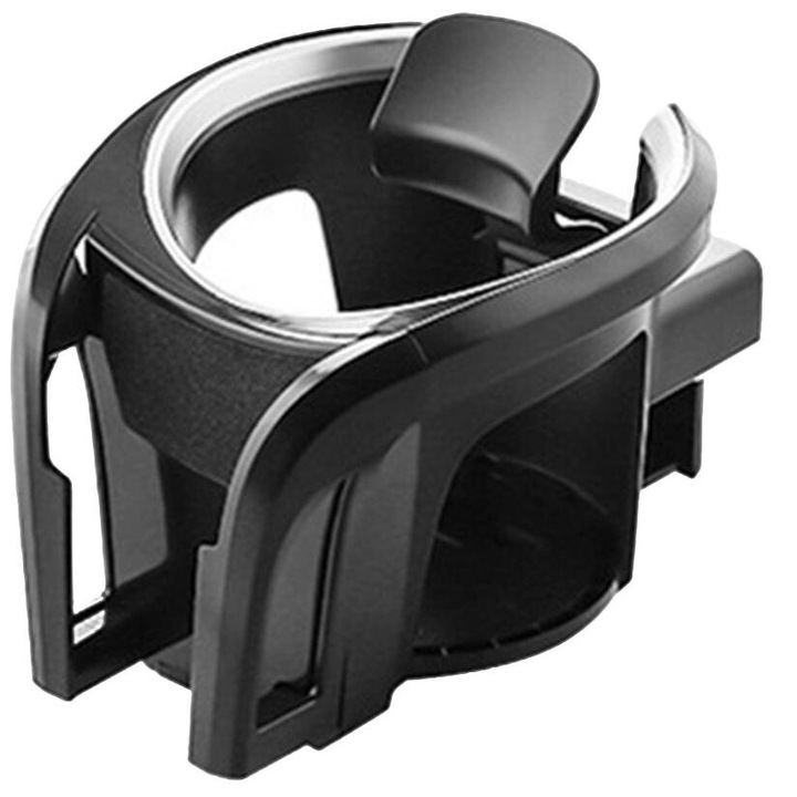 Suport ajustabil pentru pahar auto, Negru