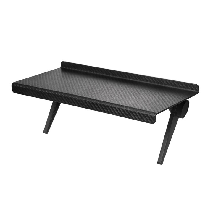 Raft suplimentar pentru ecran, suport universal, capacitate 1.5kg, negru, 30cm