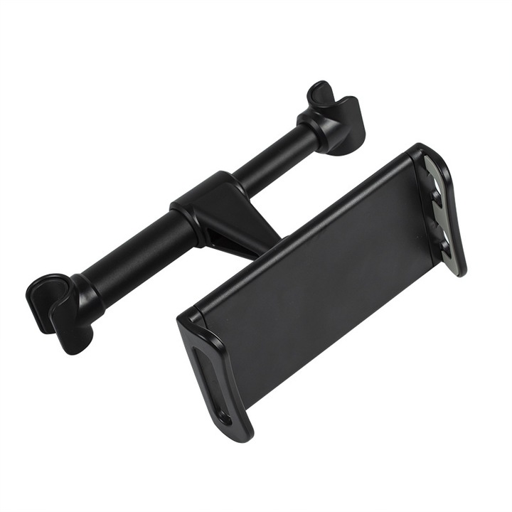 Suport auto pentru tableta, rotativ 360, pentru tetiere, 4.7-10.5 inch, negru, 13-15cm