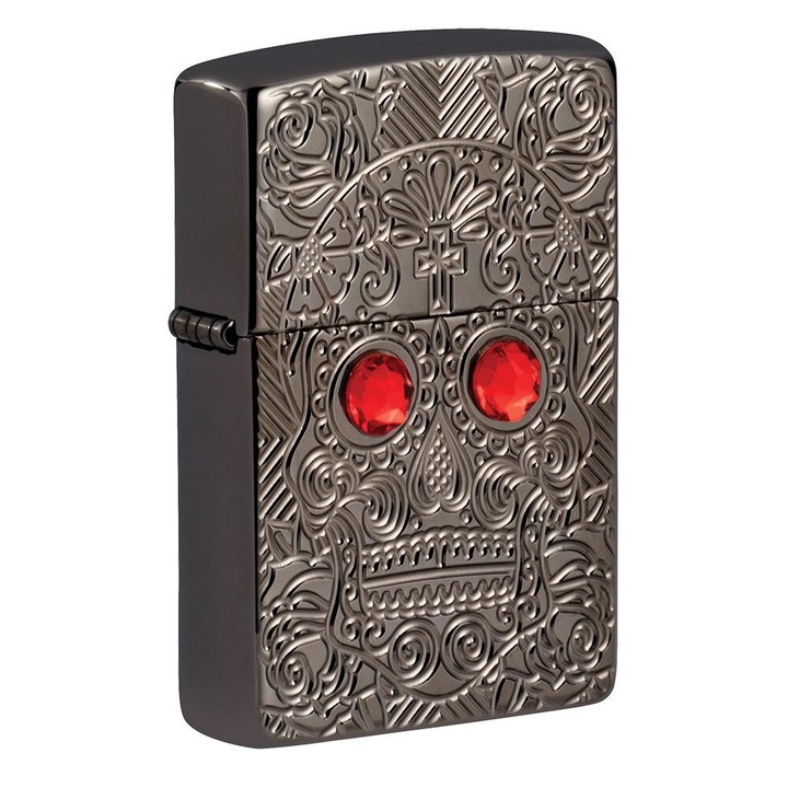 Bricheta Zippo 49300 Armor Day of the Dead Skull
