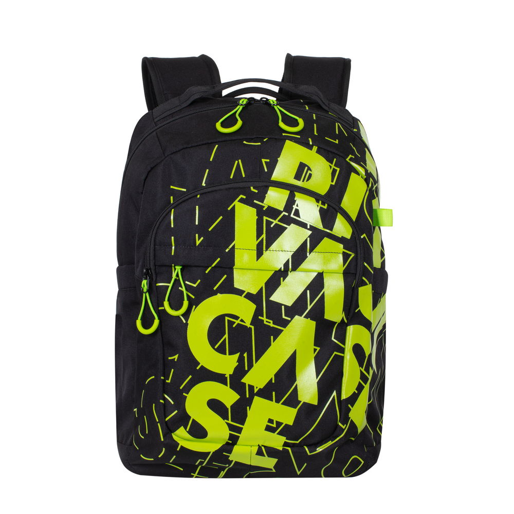 Rucsac laptop SPORT Rivacase 5430 black/lime 15.6'', 30L