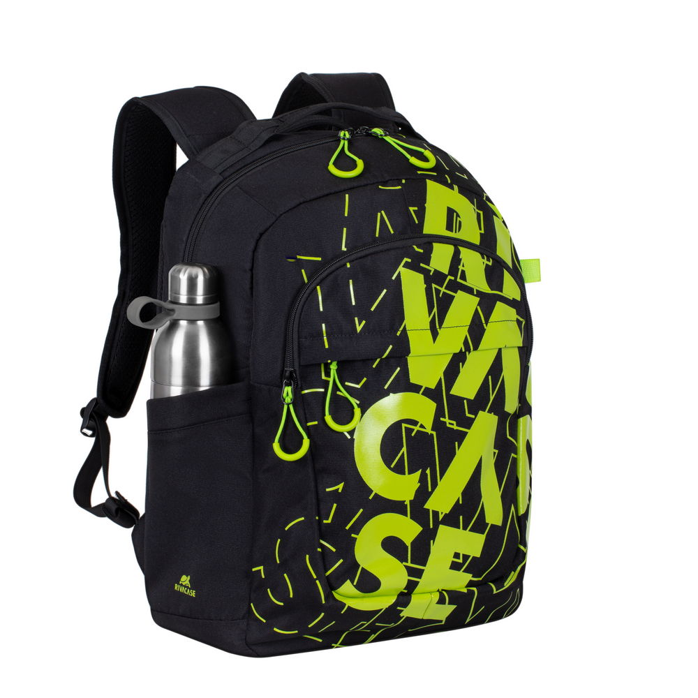 Rucsac laptop SPORT Rivacase 5430 black/lime 15.6'', 30L
