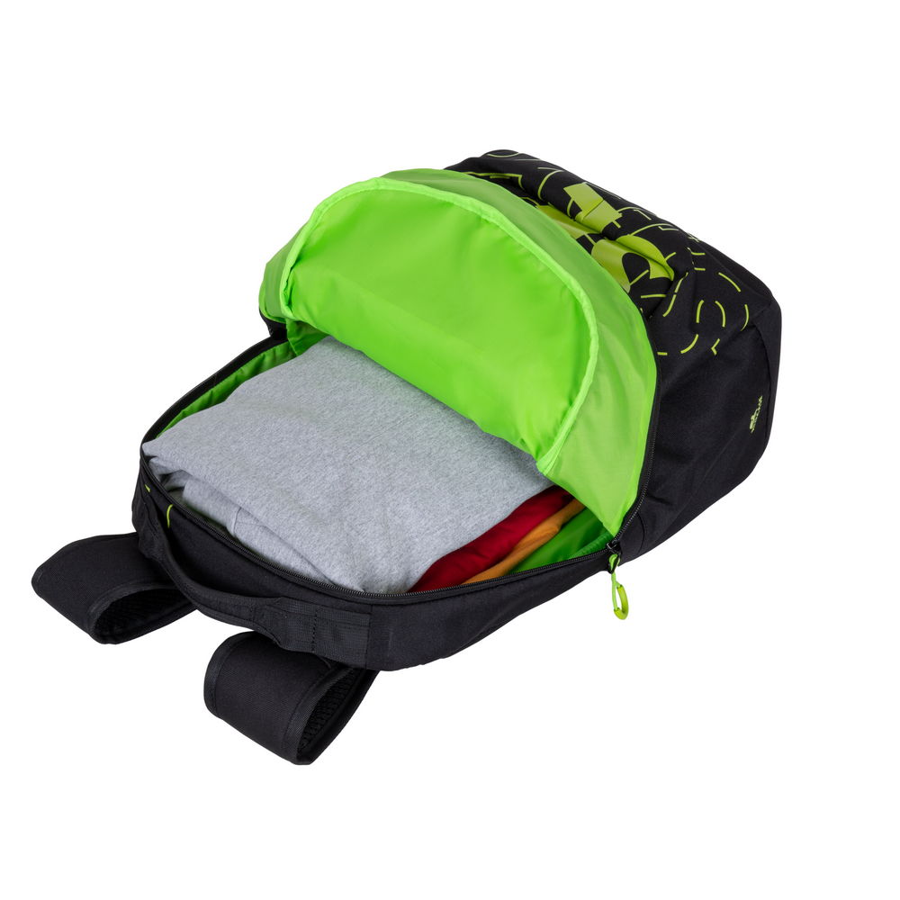 Rucsac laptop SPORT Rivacase 5430 black/lime 15.6'', 30L