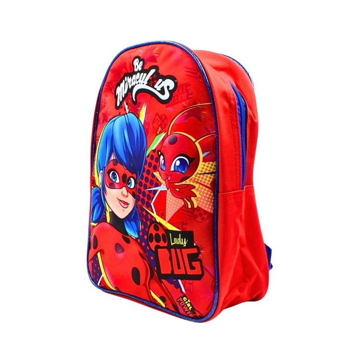 Ghiozdan scolar, Lady Bug, 31 cm, Brand Perletti