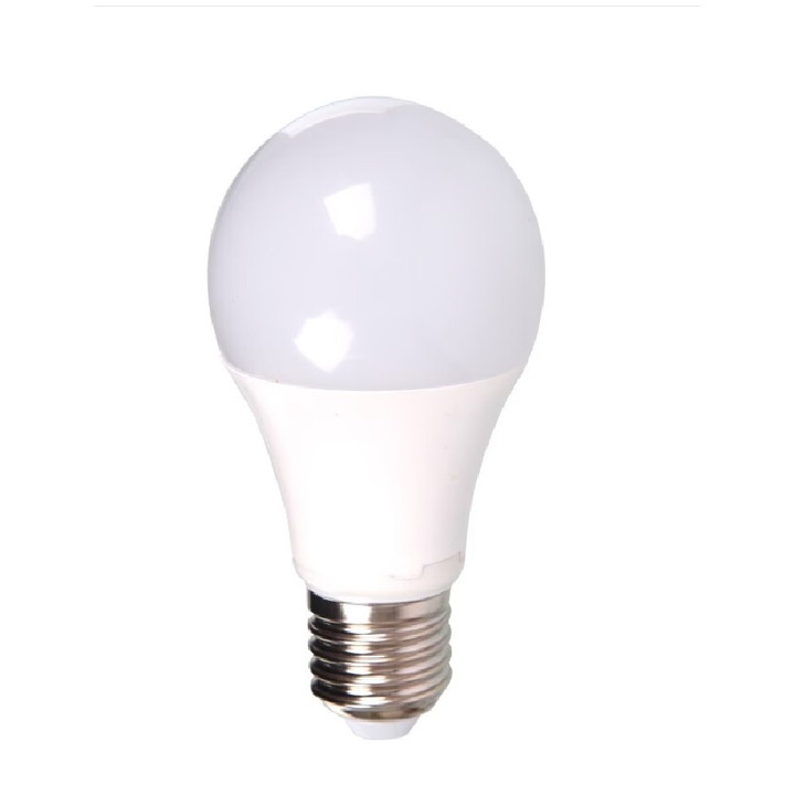 Крушка LED V-TAC - 10.5W 4000k E27 A60 Термо Пластик Дневна Неутрална Светлина