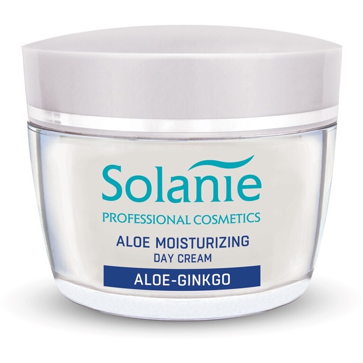 Crema hidratanta de zi semi-grasa, Solanie ALOE, 50 ml