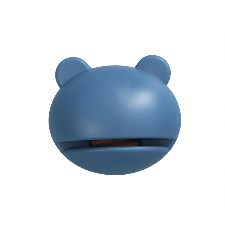 ASDIIT késélező, béka design, kézi, falra szerelhető, sötétkék