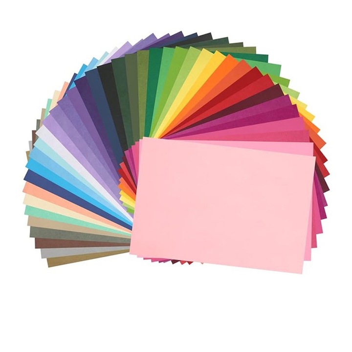 OEM 400 lapos csomagolópapír készlet, többszínű, 29x20cm, kézi munkához