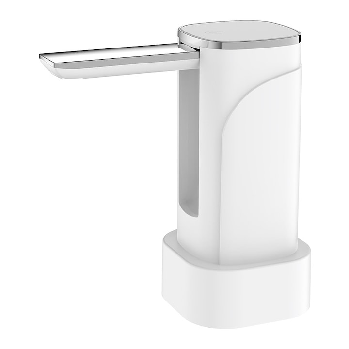 Dozator de apa Golxmse, incarcare USB, afisaj digital, alb, 16.5x8x8cm