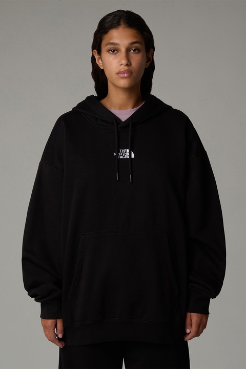 The North Face, Hanorac supradimensionat cu maneci cazute Essential, Negru