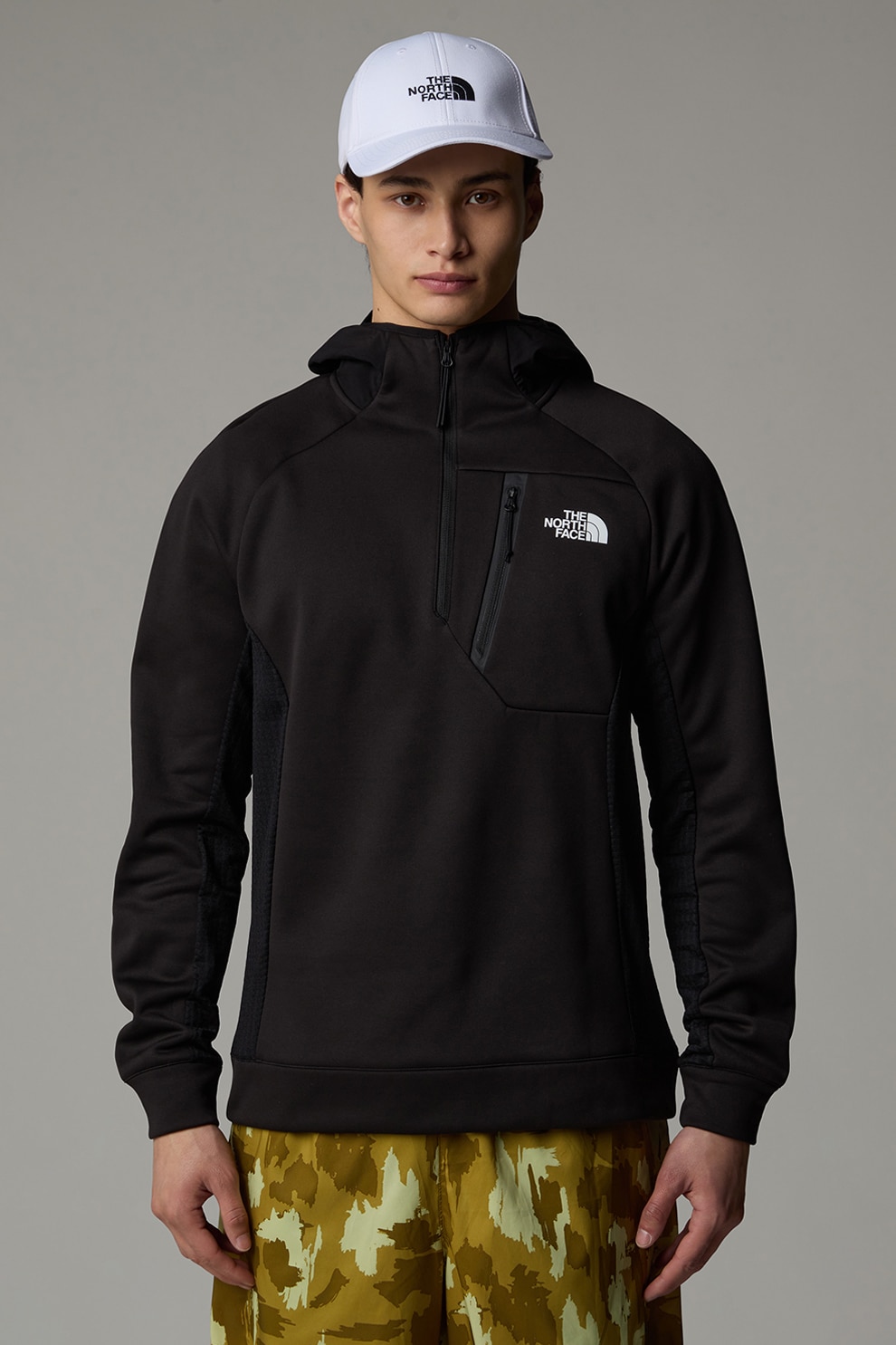 The North Face, Hanorac cu fermoar scurt pentru antrenament