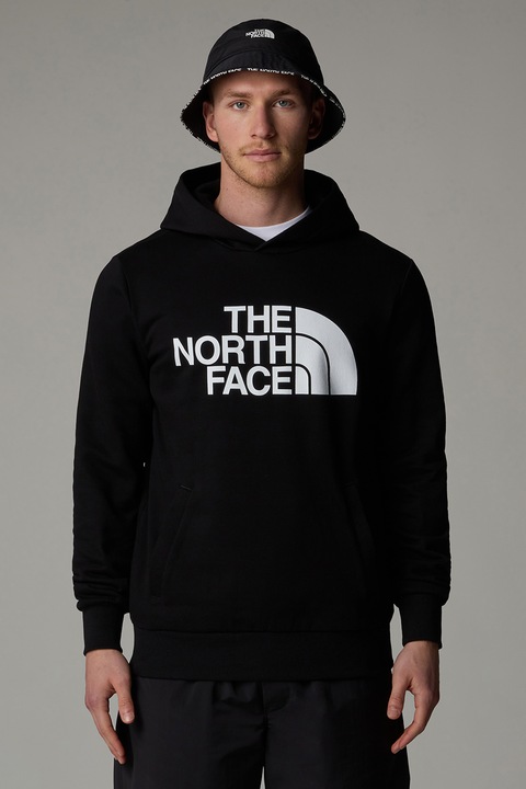 The North Face, Hanorac cu imprimeu logo Half Dome, Negru/Alb