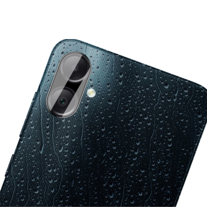 Folie de protectie pentru camera compatibila cu Samsung Galaxy A05, Sticla securizata, Rezistenta la zgarieturi, Protectie completa, Negru