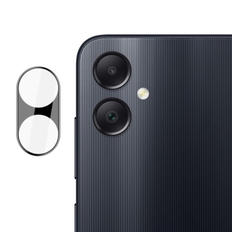 Folie de protectie pentru camera compatibila cu Samsung Galaxy A05, Sticla securizata, Rezistenta la zgarieturi, Protectie completa, Negru