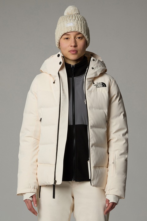 The North Face, Geaca cu umplutura de puf pentru sporturile de iarna Cirque, Alb murdar