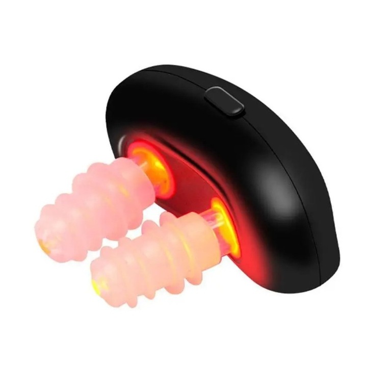 Aparat terapeutic pentru rinita WALALLA, terapie cu lumina rosie, portabil, negru, 5x2.5cm