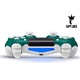 Безжичен контролер HAPPY JOKER® doubleshock I-10, За PS4, Съвместим, PS-TV и PS Now, С вибрации, Включено зарядно, Зелено-бял
