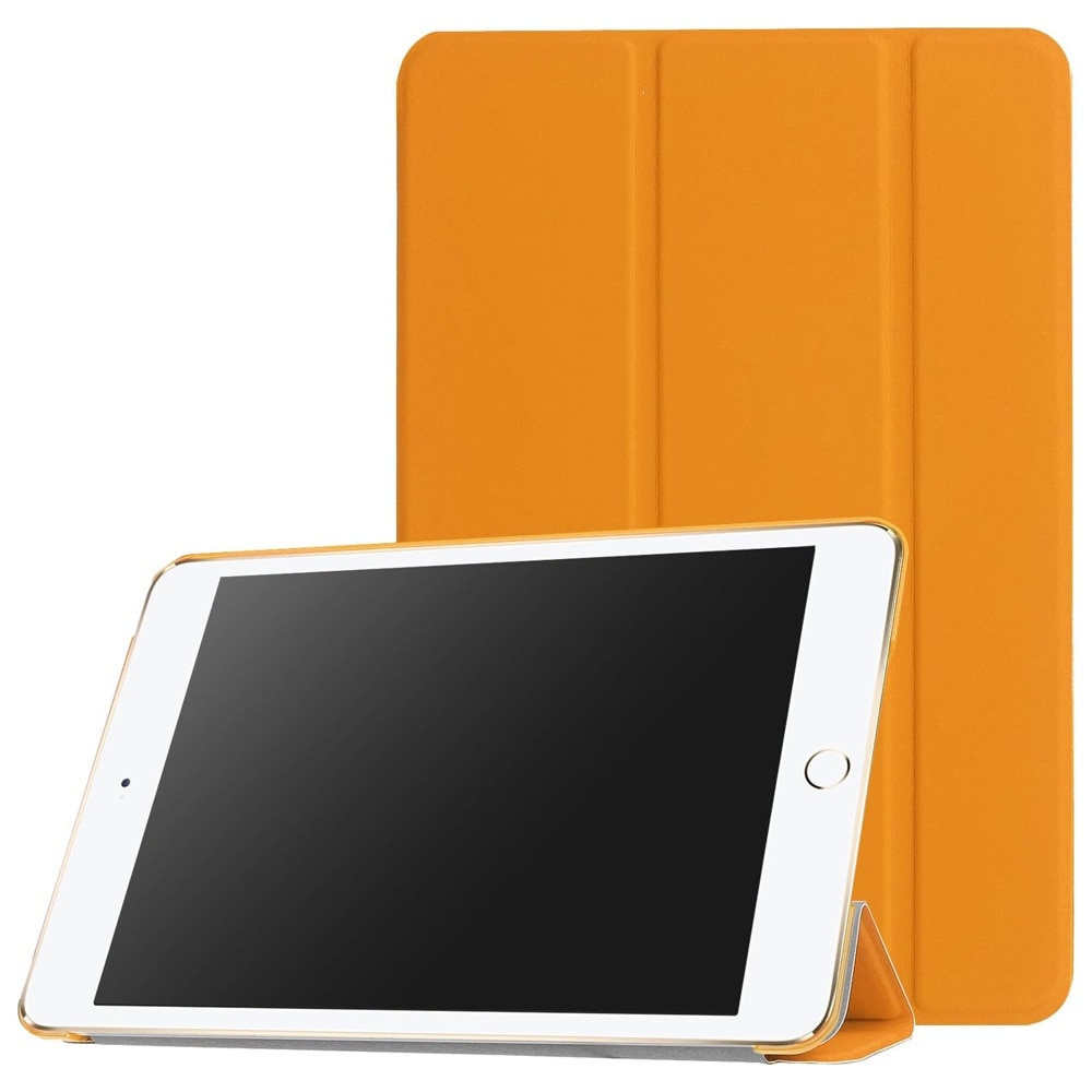 Husa protectie tip Flip pentru iPad Mini 4/5, Model Carte, Portocaliu
