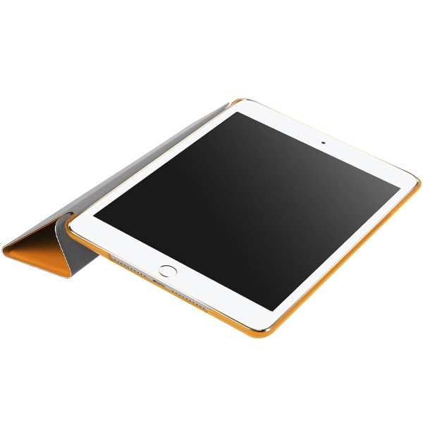 Husa protectie tip Flip pentru iPad Mini 4/5, Model Carte, Portocaliu