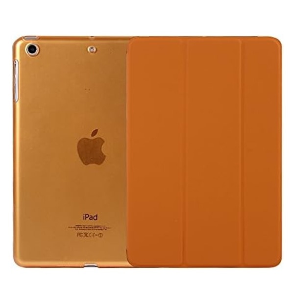 Husa protectie tip Flip pentru iPad Mini 4/5, Model Carte, Portocaliu