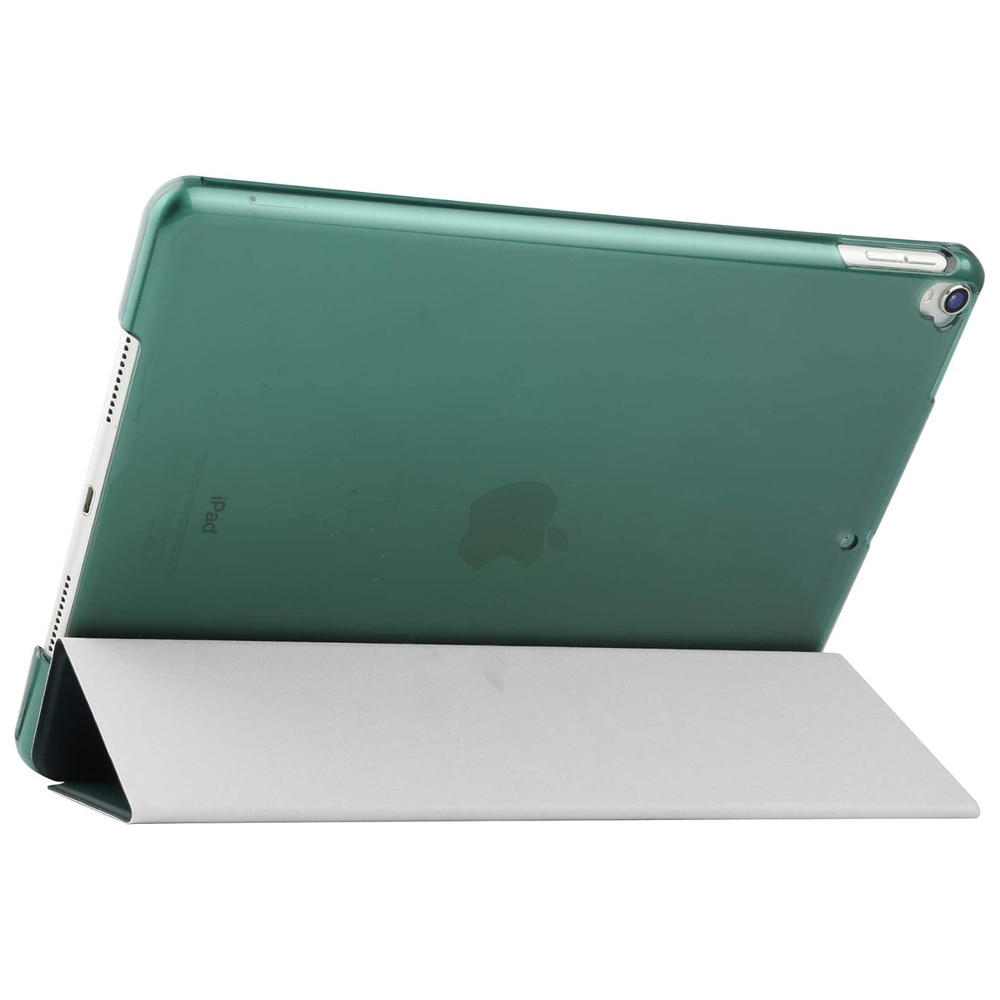 Husa protectie tip Flip pentru iPad Mini 4/5, Model Carte, Verde inchis