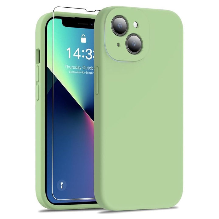 Кейс за Motorola Edge 50 Fusion, Techsuit SoftFlex, Mint Green