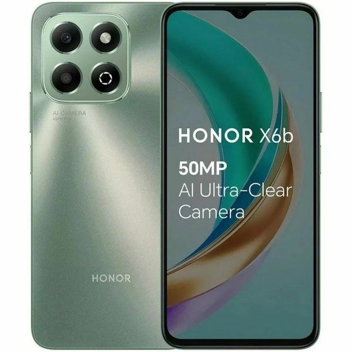 Smartphone Honor X6b 4 GB 128 GB, verde padure