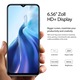 Oukitel C36 mobiltelefon, 8GB RAM+128GB ROM+1TB-ig bővíthető, 6,56 hüvelykes HD+ kijelző, Octa-Core processzor, Android 14, 5150mAh, 5MP+13MP kamera, 4G Dual SIM, arcfelismerés és ujjlenyomat, GPS, kék