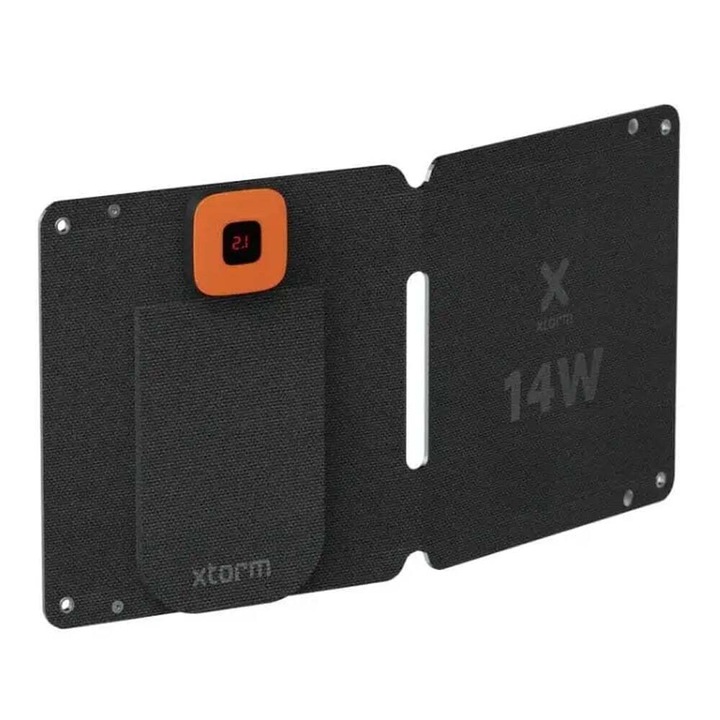 Incarcator solar portabil Xtorm 14W Foldable Negru