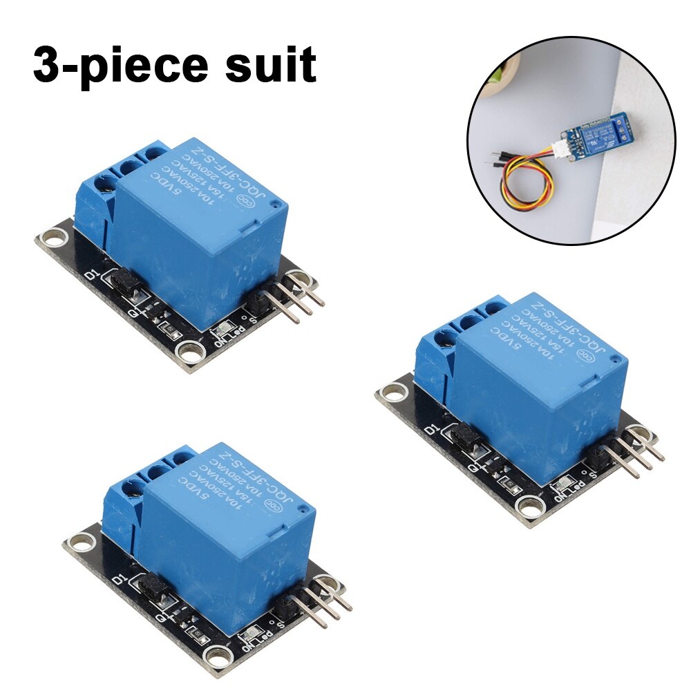 3 db-os relé modul Arduino és Raspberry Pi 5V DC-hez, longziming, 1,8x4 ...