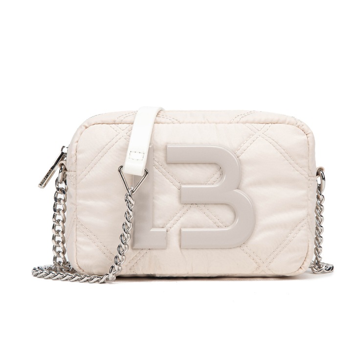 Női válltáska, Lola modell, kicsi, szögletes, fekete színű, könnyen tisztítható