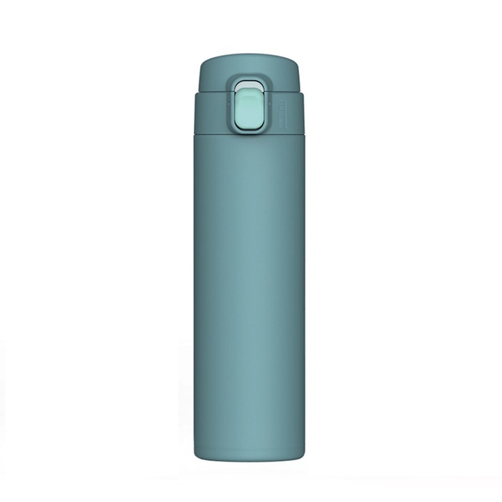 Sticla de apa, inox, ultrausoara, rezistenta la scurgeri, turcoaz
