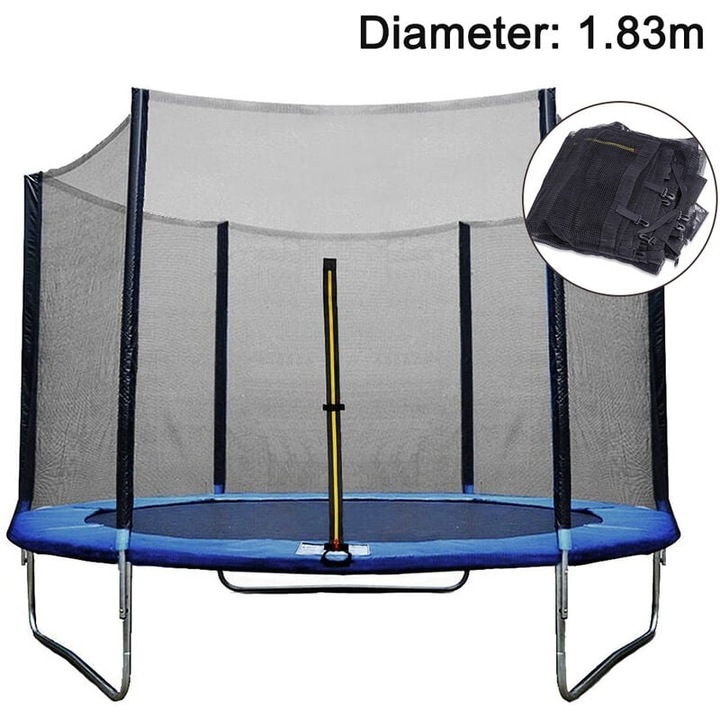 Accesoriu de inlocuire pentru trambulina, 6ft inaltime, material PE durabil, rezistent la intemperii, compatibilitate universala