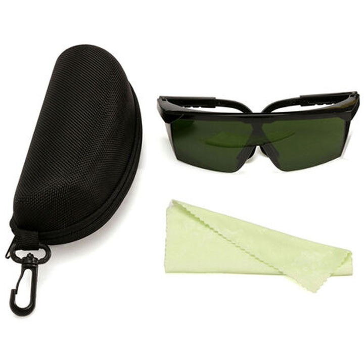 Ochelari de protectie laser, OD4+, anti-aburire, 200Nm, Kaki