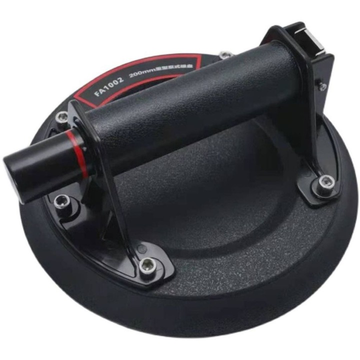 Ventuza profesionala pentru ridicare, capacitate 200kg, cauciuc, 8 inch, multicolor, set in cutie plastic 28x11x24cm