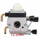 Set carburetor si capac filtru de aer pentru trimmer STIHL FS75 FS80 FS85, argintiu + negru, metal