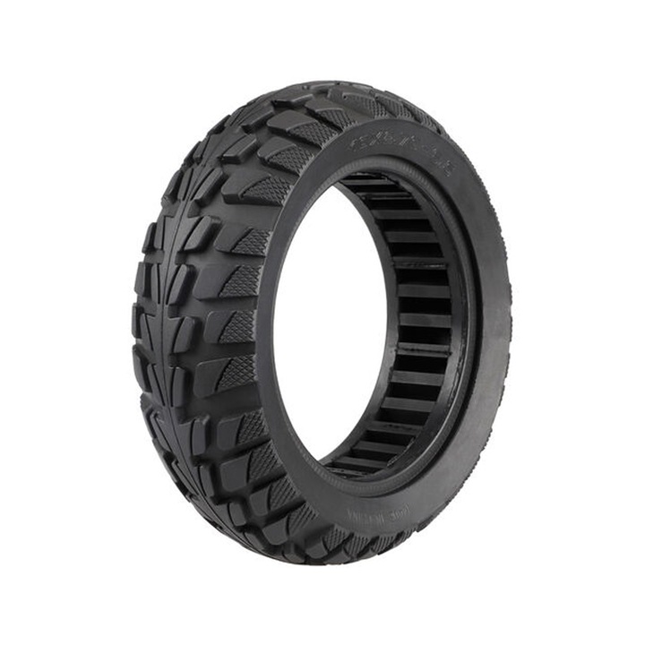 Anvelopa solida tubeless pentru trotinete electrice, Enforose, flexibila, rezistenta la perforatii, 10x2.5 inch