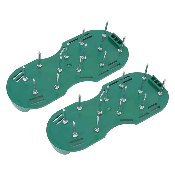 Обувки за аератор за тревни площи, AMRINUGL, ергономичен дизайн, регулируеми презрамки, за сухи почви, комплект (чифт)