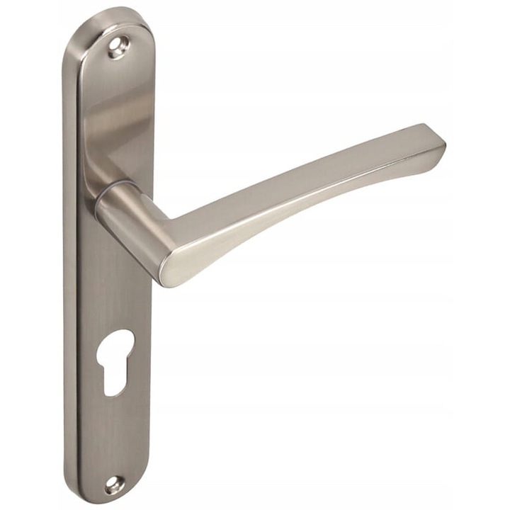 Maner usa interior, Gamet Basic Line, lung pentru incuietoare, nichel, 72mm