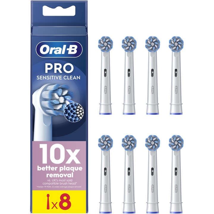 Sensitive Clean Oral-B Pro elektromos fogkefe fej, 8 db